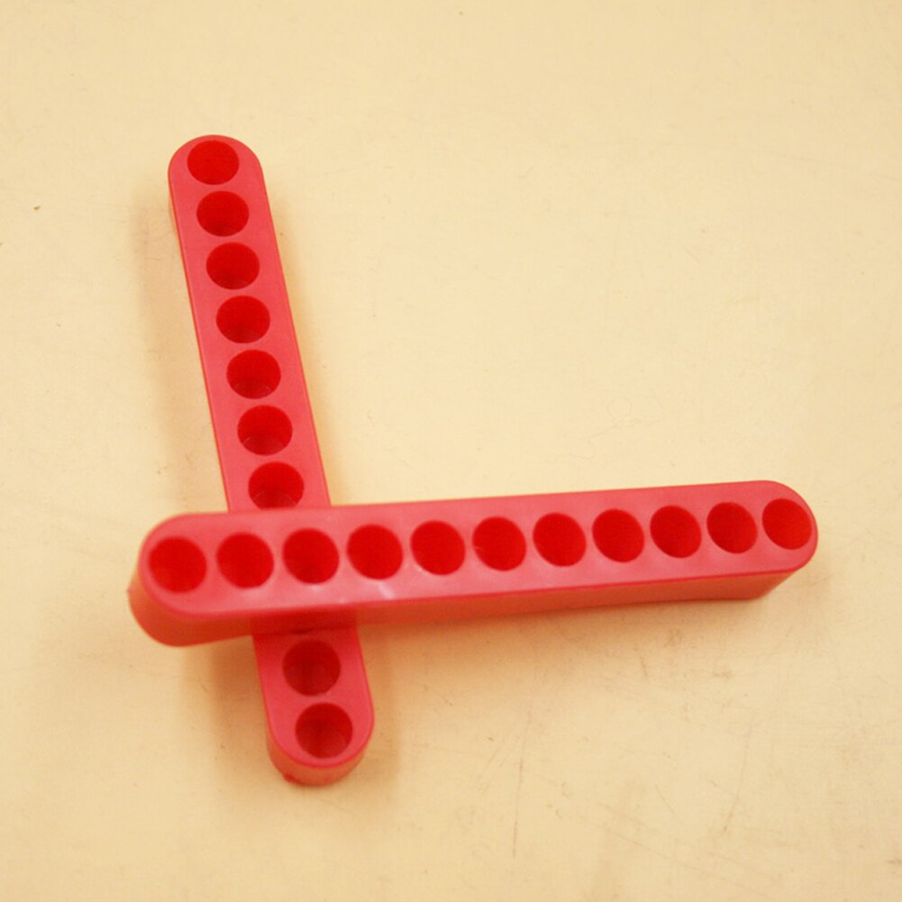 Red Security Storage Durable Screwdriver Bit Holder Case Portable Long Neat Block Hex Handle Box Organizer 11 Hole Extension