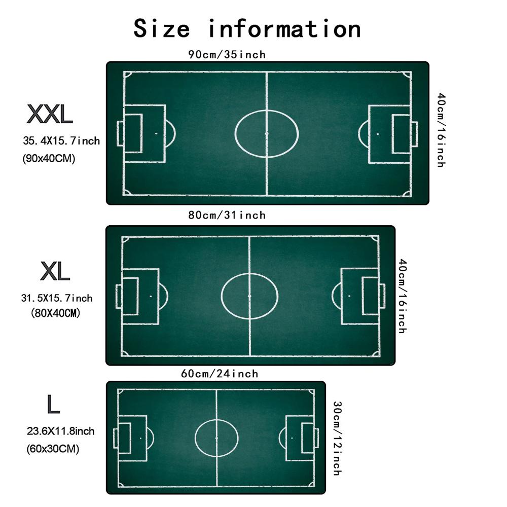football field Mouse Pad Mousepad Computer XXL MousePads Keyboard Pad MouseMat Gamer Soft Office Carpet Desk Mat Long Mouse Pads