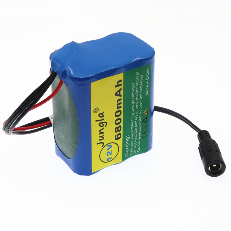 12V 6.8Ah 6800 Mah 18650 Oplaadbare Batterijen 12V Met Bms Lithium Batterij Bescherming Boord Cctv Cam Monitor