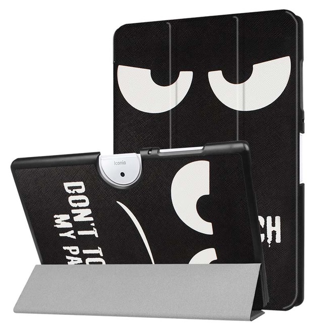 3in1 Magnetic Protective Cover Print Folio Stand PU Leather Case For Acer Iconia One 10 B3-A40 B3 A40 10.1'' Tablet +Film+Pen