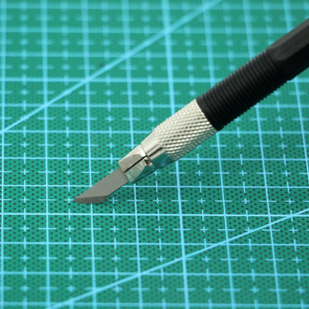 A3 PVC Leather Carving Pad Cutting Mat Grid Lines Craft Card Paper Board Cut Pad Handbook DIY Cutting Double-Sided 45*30CM