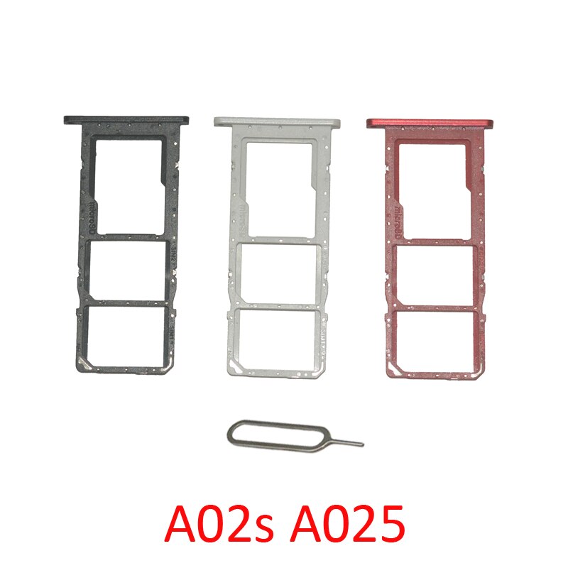 Support de plateau pour carte Sim, pour Samsung Galaxy A02s A025F A025M A025G A025, Original, téléphone, carte SD, fente adaptateur, partie tiroir