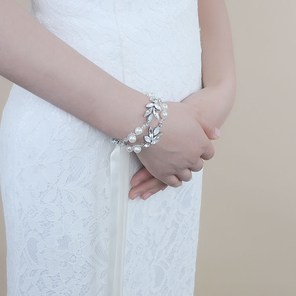Luxe blauwe bloemen haar kammen hoofdtooi gala bruids bruiloft haaraccessoires gouden bladeren haar sieraden haarspelden