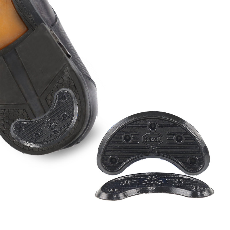 Hesteskoformet offset hæl mærkat sål anti-skrid patch reparation sko materiale no . 6 sko tilbehør
