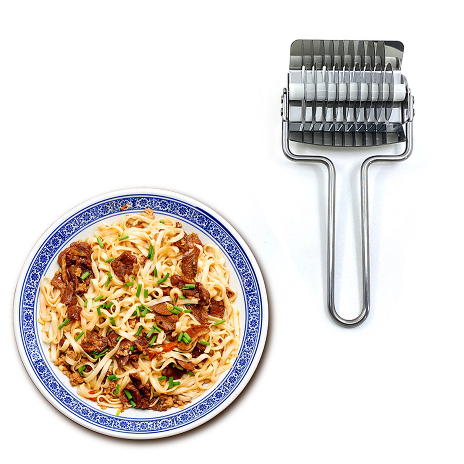 Manual Noodle Makers Noodle Lattice Roller Dough Noodle Cutter Pasta Maker Kitchen Gadgets Pressing Machine Kitchen Tools