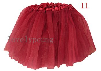 Goedkope tutu rok, meisjes rok in promotionele prijs, meisjes petticoat: red