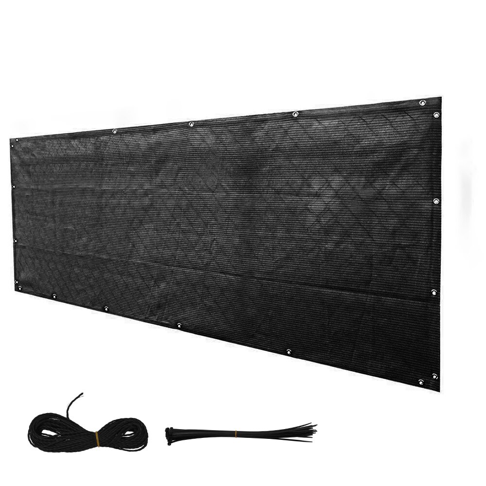 1 pz vento parasole rete riparo privacy schermo brezza fibbia per cucire tenda da suola esterna balcone recinzione da giardino copertura con cravatte