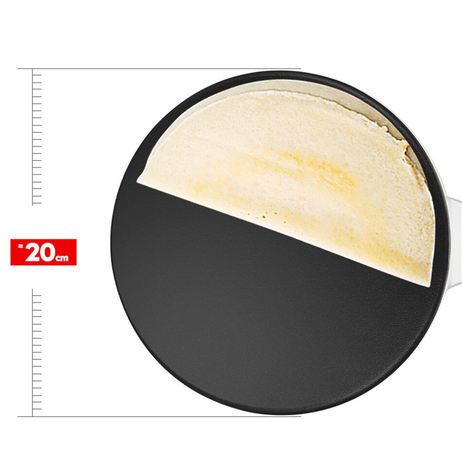 Elektrisk crepe maker pizza pandekage maskine non-stick bageplade bagepande kage maskine køkken madlavningsværktøj