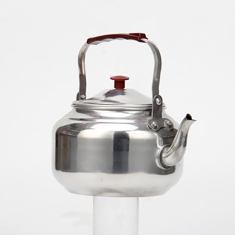 Oude Aluminium Theepot Wijn Pot Mini Met Filter Netto Restaurant Waterketel 0.6-1.5L – Grandado