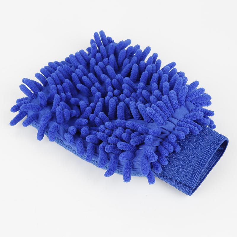 Double Sided Microfiber Washing Hand Gloves Car Window Dust Cleaning Glove Household Cleaning Towel Kitchen Accessories
