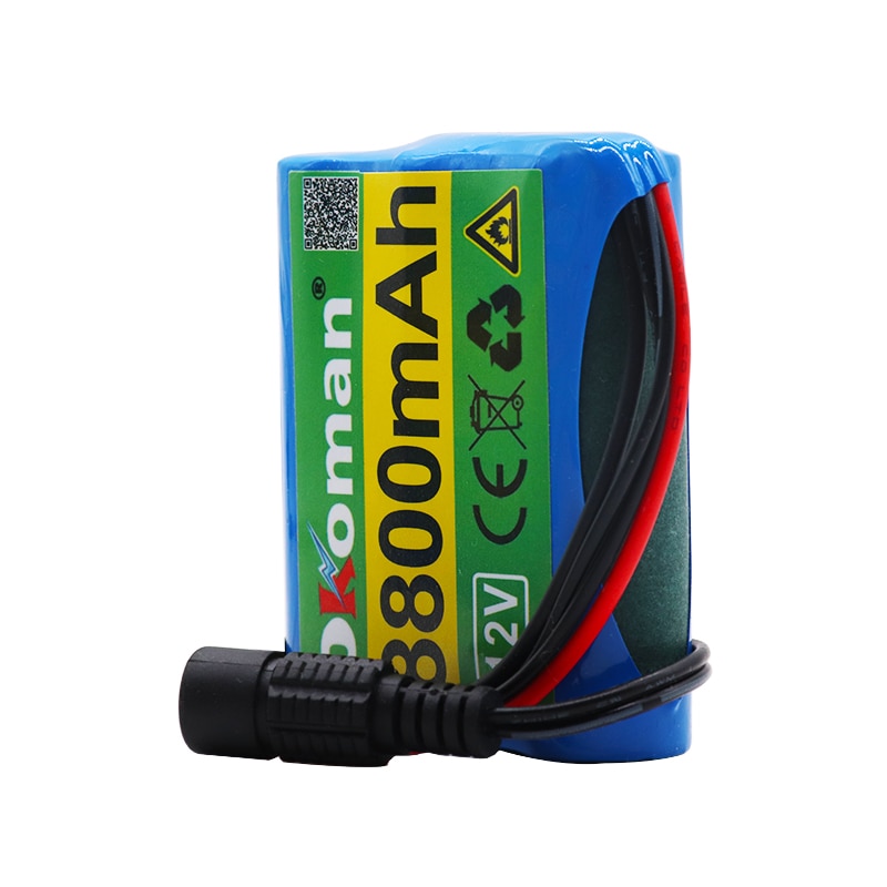 original protection plate 12v battery pack 12V 8800mAh 18650 lithium ion DC12.6V super rechargeable battery + 12.6v 1A charger