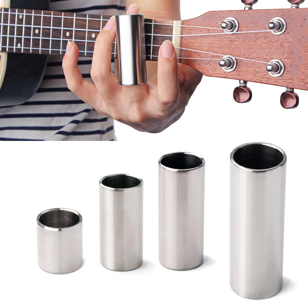 Metal Finger Sleeve Protection Guitar Bass Slide Tube Bar Accessories