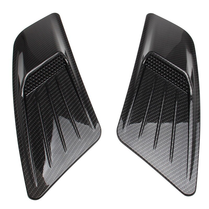 1 Pair Car Front Bonnet Vents Hood Front Hood Air Vent Molding Cover Trim Car Accessories Auto Parts bonnet hood cover