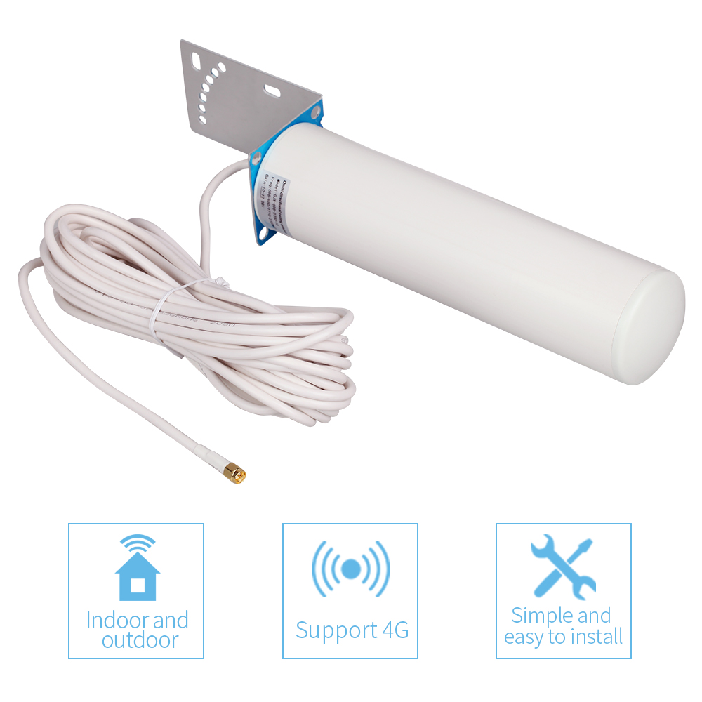 3g 4g Lte Antenna Sma Male 4g 2.4ghz Antenna 3g Booster Antenna With Cable For GSM Signal Booster Repeater Wifi Router 4g Modem