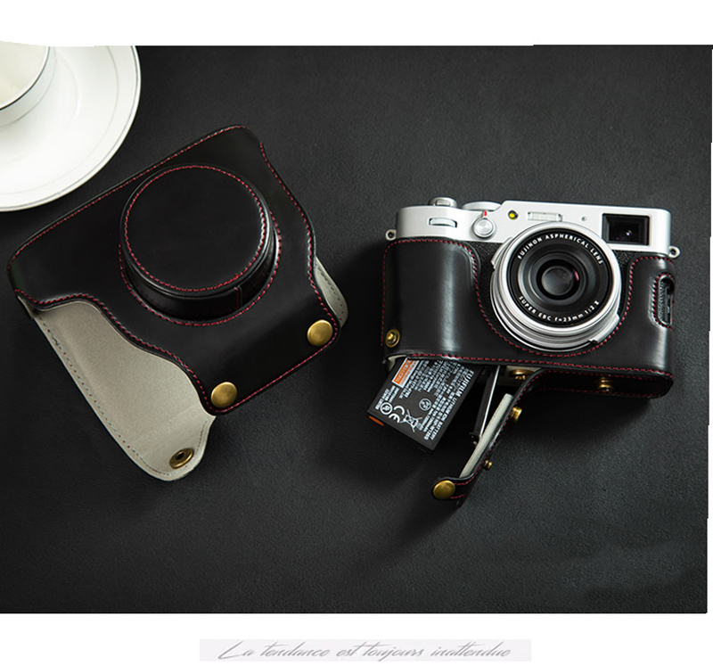 Olympus E-P7 Case Pu Lederen Camera Case Half Body Cover Base Luxe Camera Case Voor Olympus EP7 E-P7