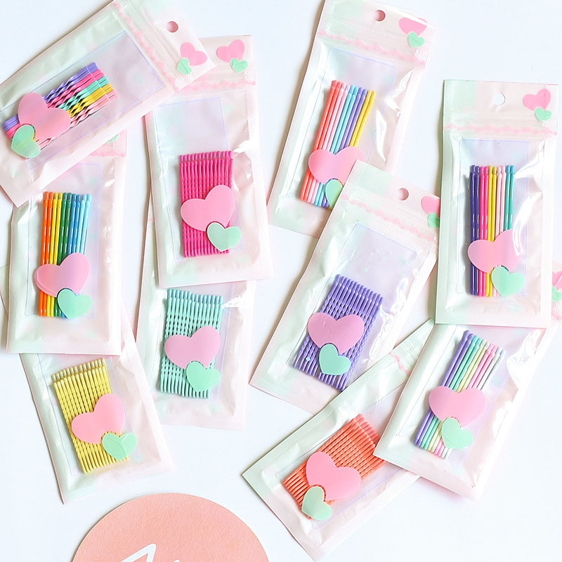 10 Stks/set Candy Kleur Baby Haar Accessoires Metalen Zwaaide Kids Baby Haar Clips Haarspeldjes Kinderen Meisjes Haarspeldjes Clips