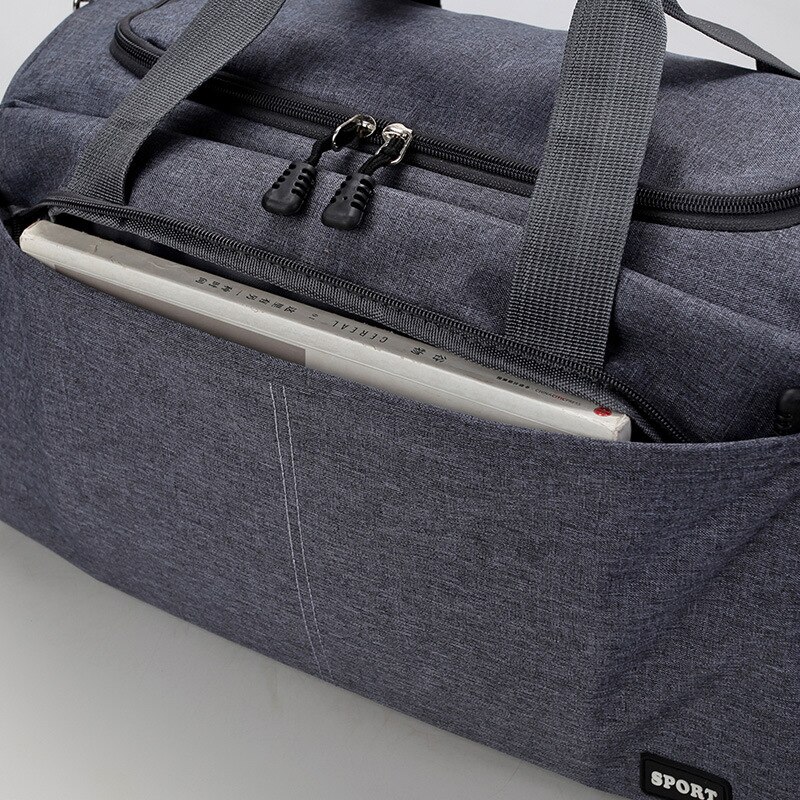 Large Capacity Travel Bag with Shoulder Strap Adjustable Duffel Hanging Suitcase Women Handbag Totes Outdoor Sports