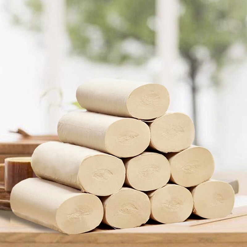 Wood Pulp Soft Household Toilet Paper Towels Household Products Bathroom Paper