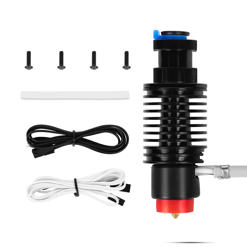 Kit de extrusión de calefacción de cerámica E3D Revo, termistor 104NT, calentador de calentamiento rápido, Kit Hotend de núcleo para impresora 3D E3d V6 Voron End: Rojo