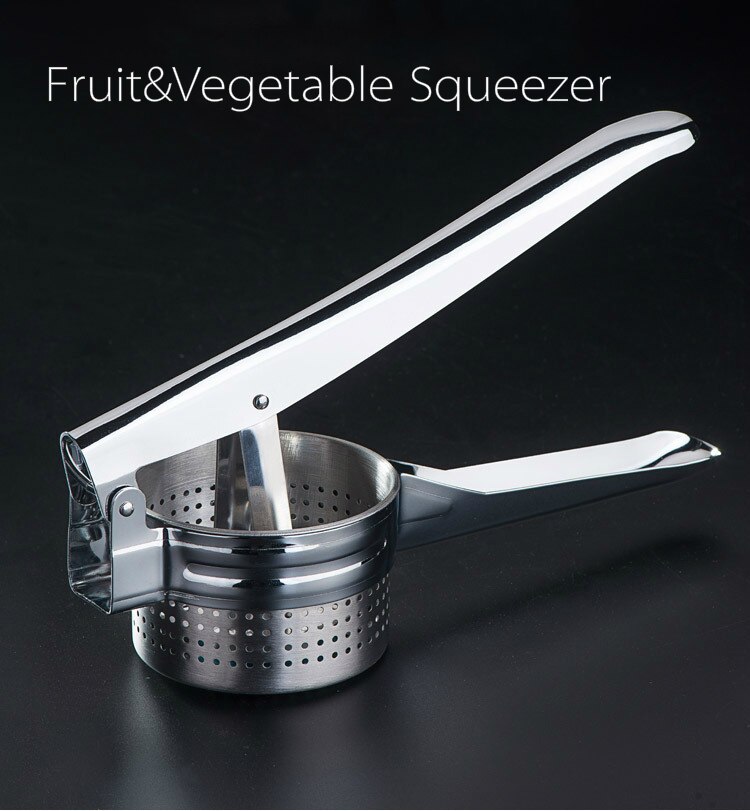Fruit Vegetable Squeezer Mash Stainless Steel Kitchen Tools Lemon Orange juice potato mash