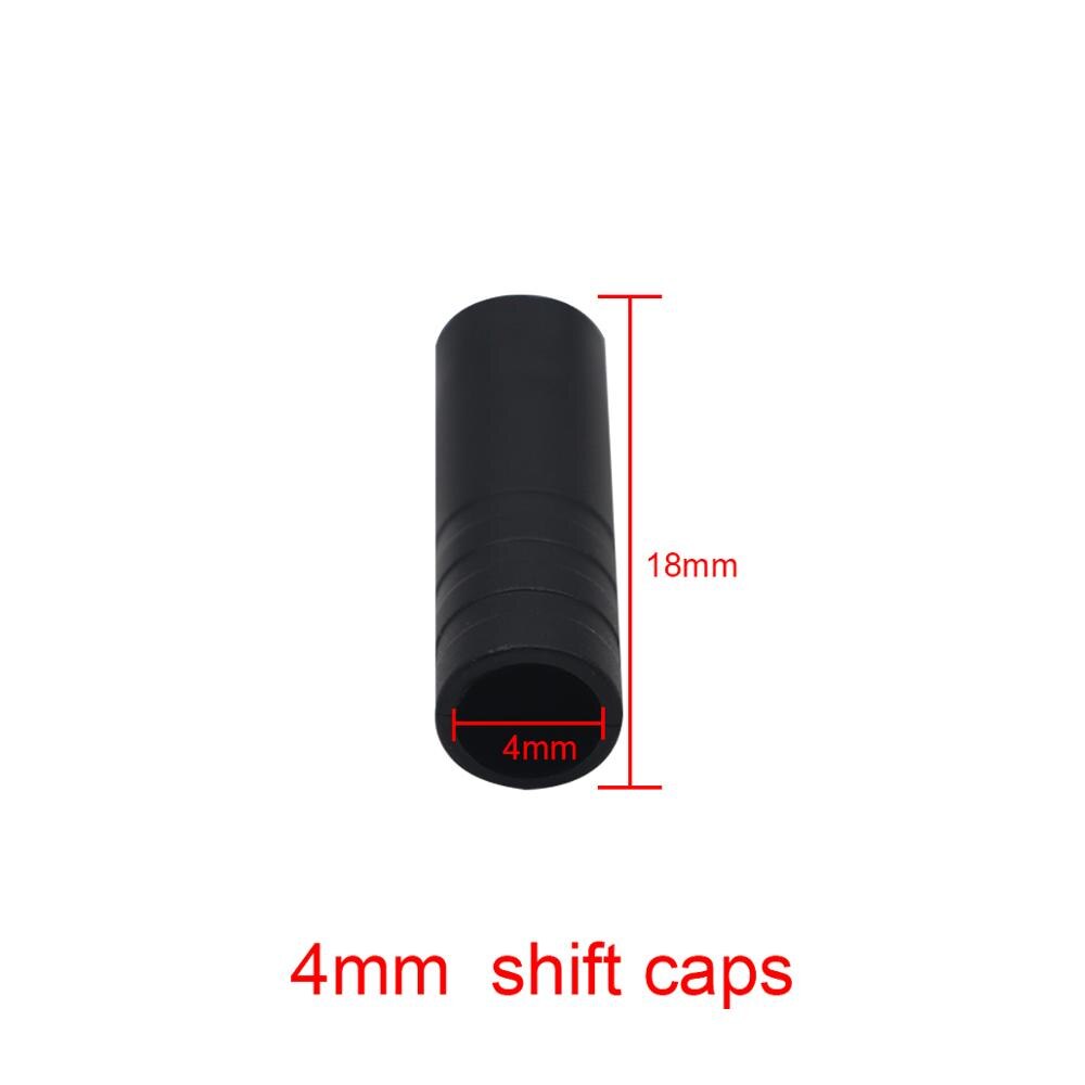50 Pcs / 100 Pcs 4mm 5mm Road Mountain Bike Brake Shift Derailleur Cable End Crimps Bicycle Wire Cable End Caps Housing Ferrules