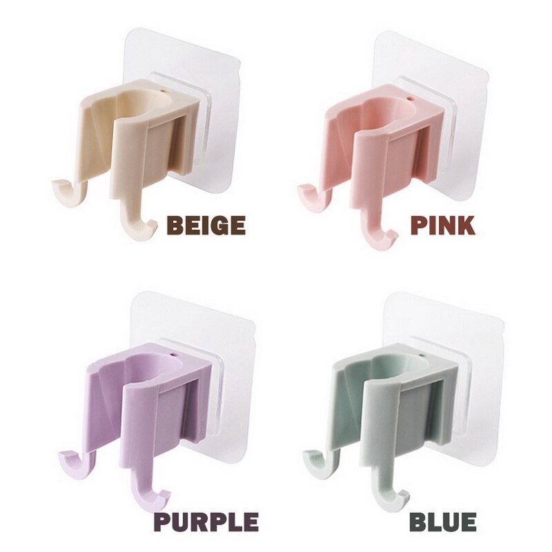 1Pcs Portable Shower Head Shelf Shower Head Rack Self Adhesive Plastic No Punch Shower Sprinkler Holder Bathroom Accessories