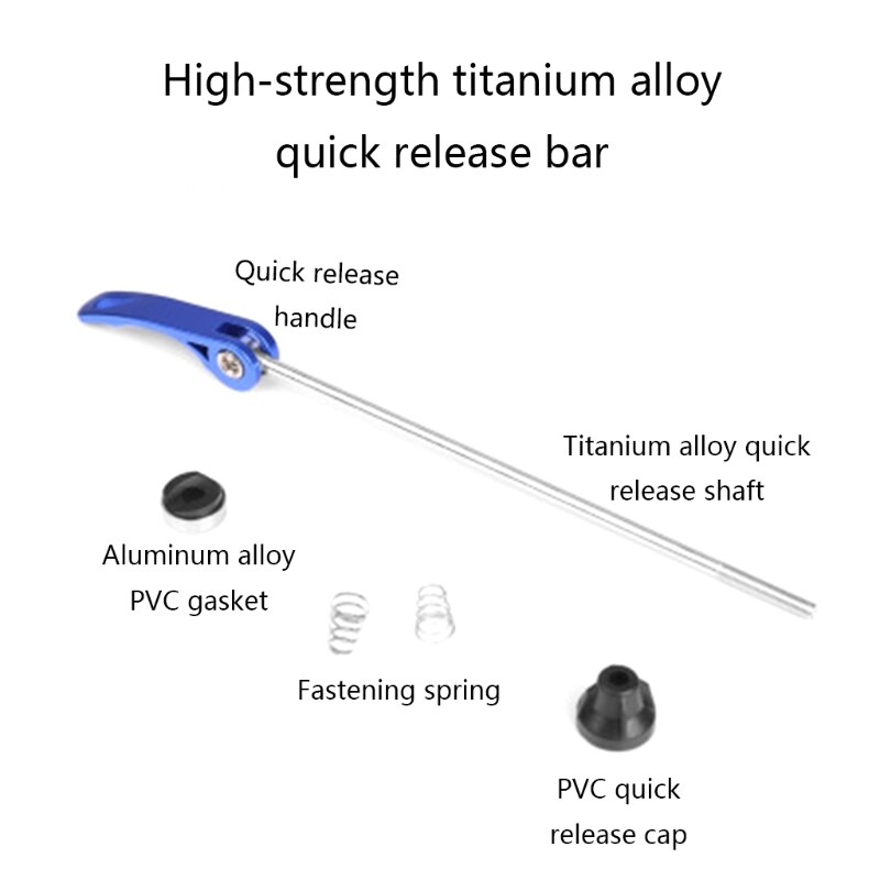 145/175mm MTB strada bicicletta clip leva assale mozzo ruota bicicletta spiedini anteriore posteriore QR asse a sgancio rapido spiedini W91C