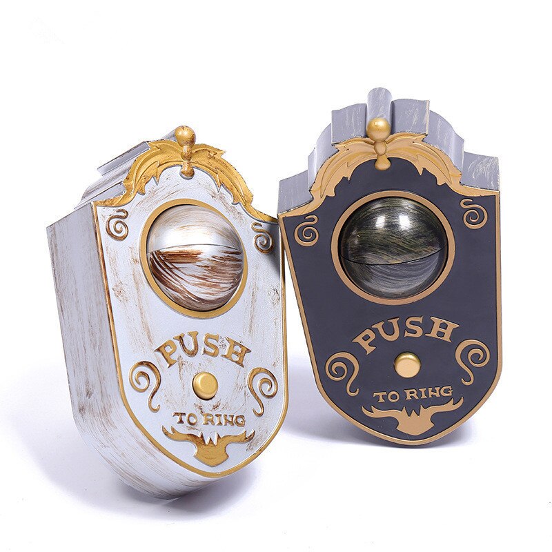 Halloween Doorbell Rotating Eyes Decor With Spooky Sounds Talking Doorbell With Lightup Eyeball Prop For Party House