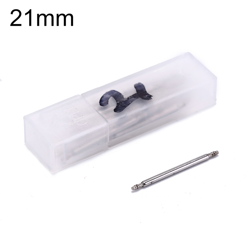 20x Lente Bar Kit Horloge Onderdelen Roestvrij Staal Watch Band Strap Spring Bar Link Pins Reparatie Gereedschap Horloge Accessoires 16-24Mm: 21mm