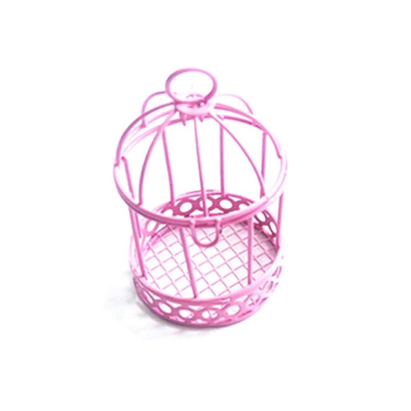 Multicolor Desktop Iron Candy Box Mini Wedding Party Ornament Bird Cage