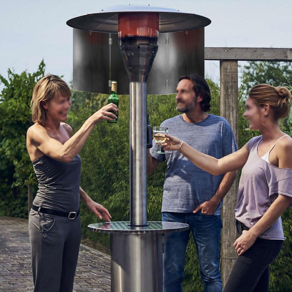 Outdoor Courtyard Heater Reflector Shield Patio Heater Wear-Resistant Heat Focusing Reflector