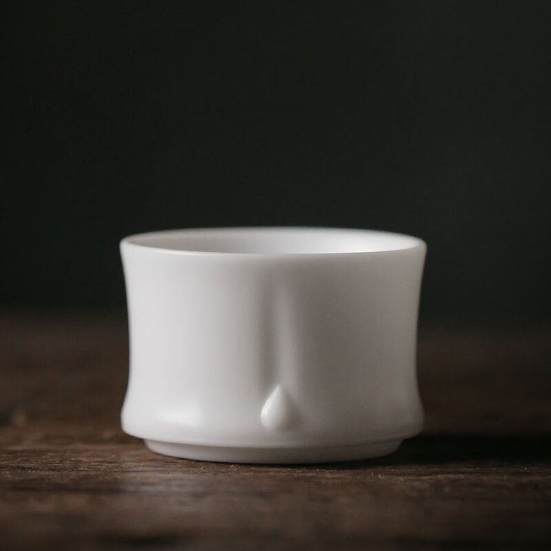 Tangpin dehua keramiske tekopper hvid porcelæn tekop håndlavet kinesisk kung fu kop drinkware: Stil f