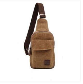 Mænd crossbody tasker lærred en skulder taske skrå bryst pakke messenger tasker bolso hombre  /bl1: D