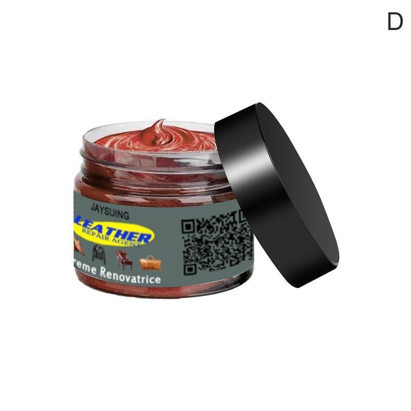 Bilvård flytande läder reparationssats auto komplementär soffkappa hemvård hål repa polera färg pasta färg sprickor  c0 r 2: Brun