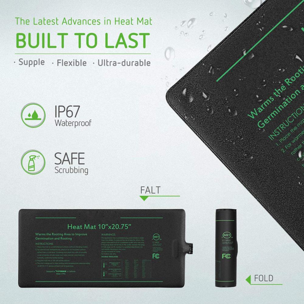 Waterproof Seedling Heat Mat Plant Seed Germination Propagation Clone Seed Starting Planter Warm Pad Heating Mat