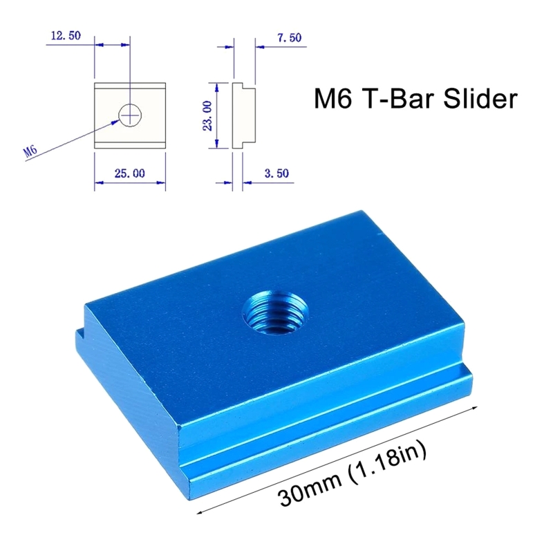 4x/Set T Track Slot Slider M6/M8 Sliding Bar Hoge Slijtvastheid Metalen Voor T-Track jig Schroef Werkbank Router Tafel