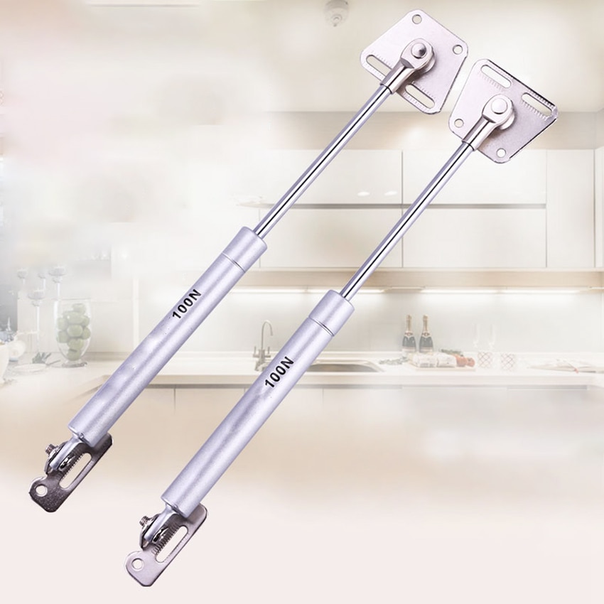 1PC Hydraulic Gas Spring Lid Support Hinge Heavy Duty Lid Stay 100N/10kg with Soft Close Support Furniture Kitchen Cabinet Hinge