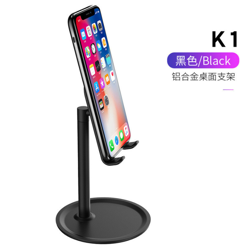 Tablet Stand For iPad Pro 11 10.5 10.2 9.7 mini Desktop Holder For iphone Samsung Xiaomi Huawei Tablet Stand Network Teaching: Metal-Black