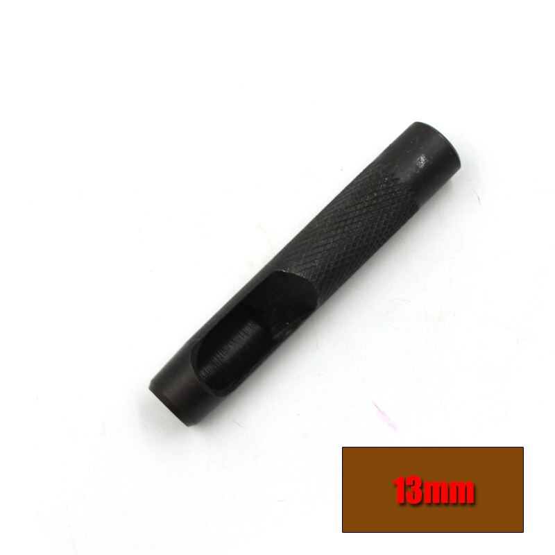 20 größe Stahl Hohl See Stanzen Leder Dichtung Hohl schlagen einstellen Dichtung Gürtel See Hand See Stanzen Zubehör Handwerk Werkzeug: 13mm