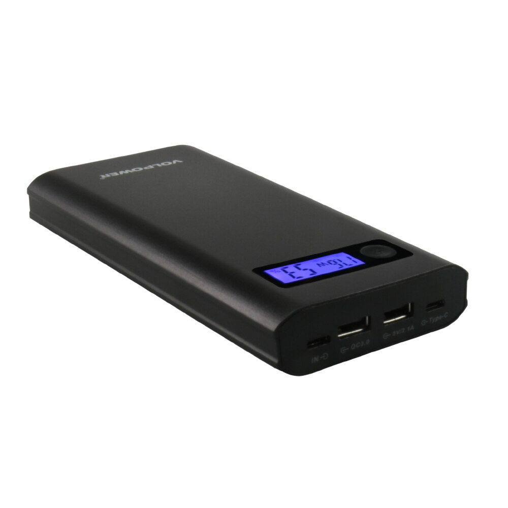 Lcd Display Dual Usb Type-C Multifunctionele Mobiele Laptop Power Bank 15000 Mah