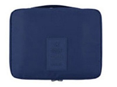 Marka wielofunkcyjny organizer wodoodporna przenośna torba na kosmetyki do makijażu mężczyzna kobiet kosmetyczka niezbędnik podróżny kosmetyczka: Navy Blue