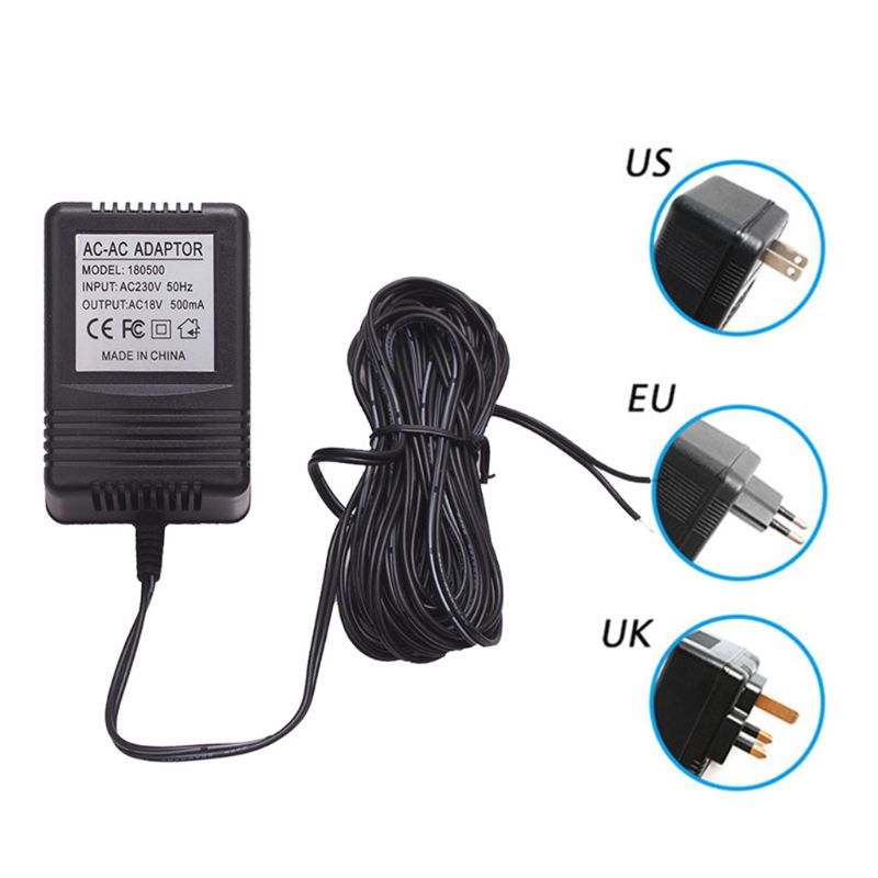 18V 500mA UK/EU/uns-stecker Netzteil Adapter Transformator Ladegerät für WiFi Drahtlose Türklingel IP Video Gegensprechanlage Ring Kamera Zugriff
