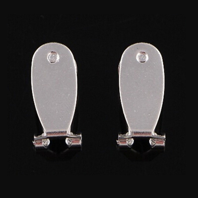 100 Stuks Zilver/Goud Kleur Vingernagel Earring Berichten zilver Vingernagel Earring Berichten Voor Sieraden Bevindingen