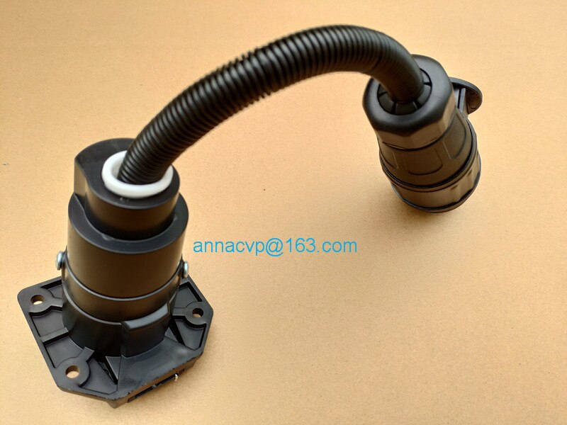 CVP trailer plug adapter 13 pin male trailer plug to 7 pin RV blade socket connector trailer boat truck trailer parts