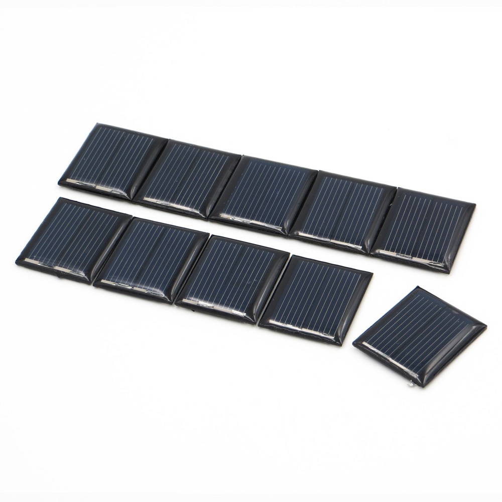 10 teile/los Mini Solarzelle Modul 1V 80mA Solar- Tafel Standard Epoxid Polykristalline DIY Batterie Energie Ladegerät