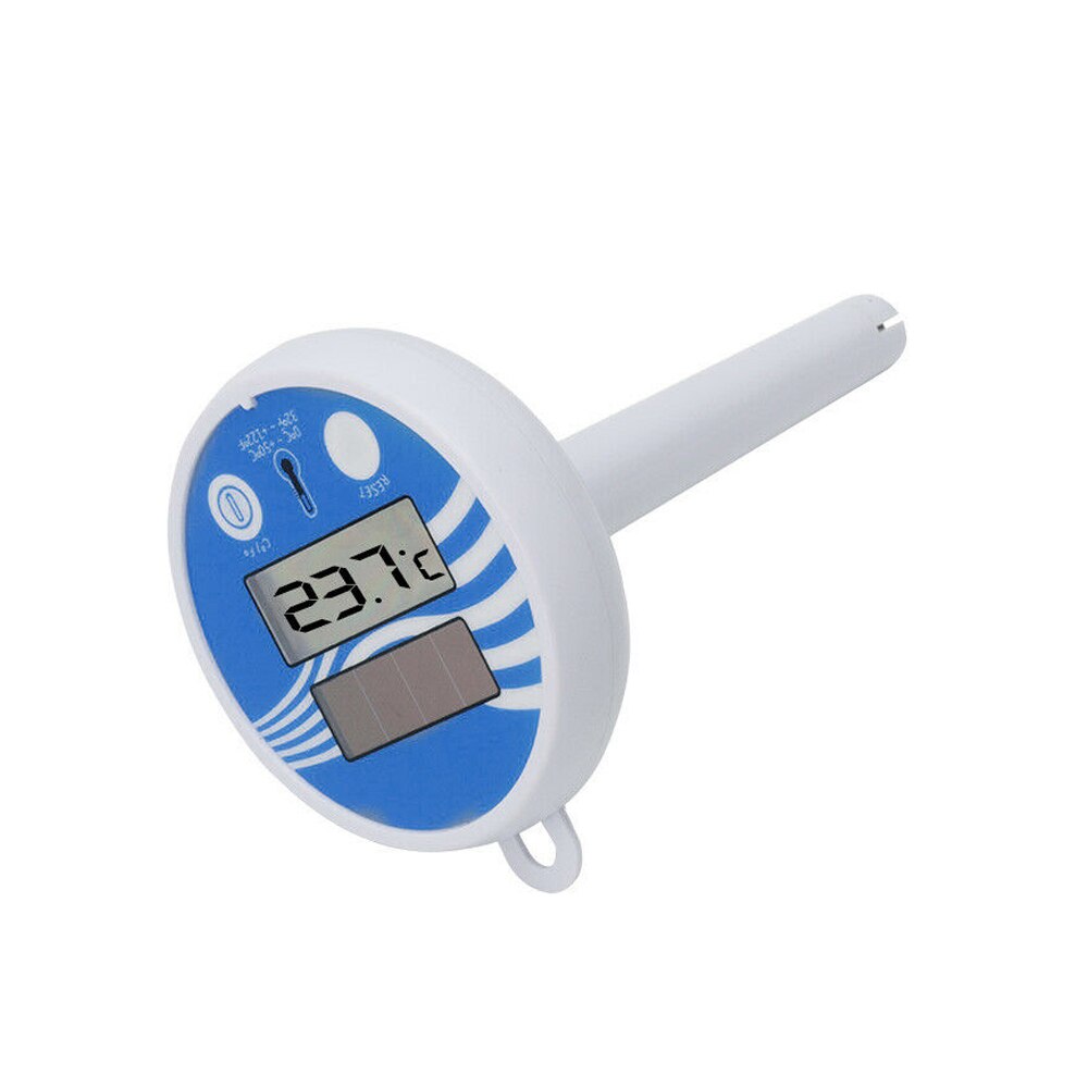 Solar Powered Digital Thermometer Swimming Floating Pool Accurate Water Temperature Gauge BHD2