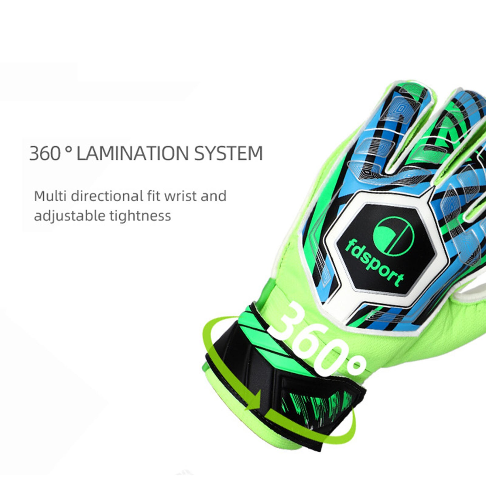 Guantes de látex de doble capa para uso en exteriores, guantes para portero, Mamba, para niños, , duradero