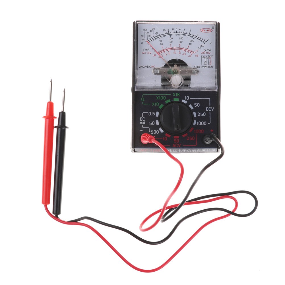 MF-110A Wechselstrom/Gleichstrom-Analog multimeter mit Tests tift DC/AC 250V 1000V Voltmeter 250ma Ampere meter Analog Multimeter Tester Mf-110a