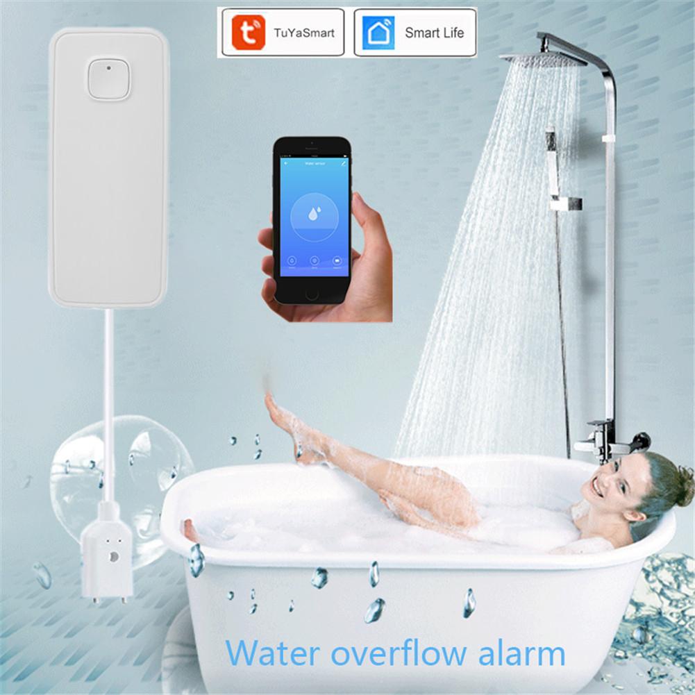 For DP-WW001 WIFI Water Leakage Alarm Smart Mobile Remote Control Flood Detector Alarm Overflow Protection Detector