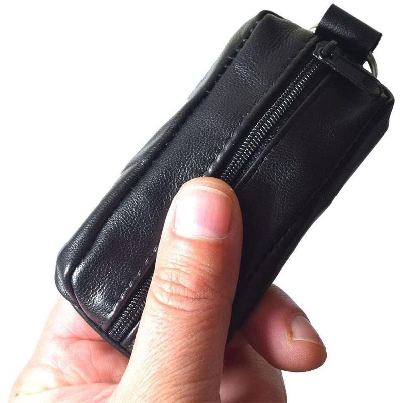 1pc 12x6cm Portable Black Coin Purse Ultra-light Women Multifunctional Bag Purse Key Leather Handbag For PU Mini Fash F3I7